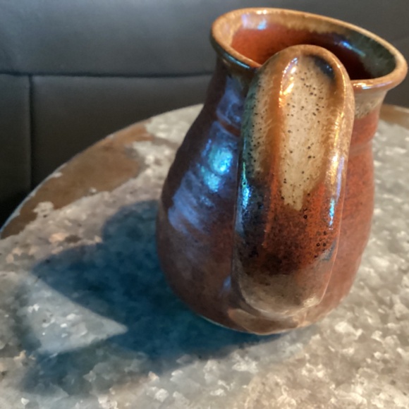 Clay. Ware Handmade Mugs Signed Pottery Face Coffee Mug 10 Oz - Picture 5 of 9